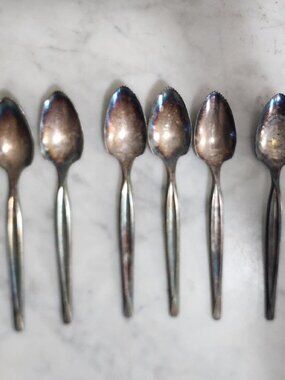 Wm Rogers Manufacturing Co silver plate grapefruit spoons